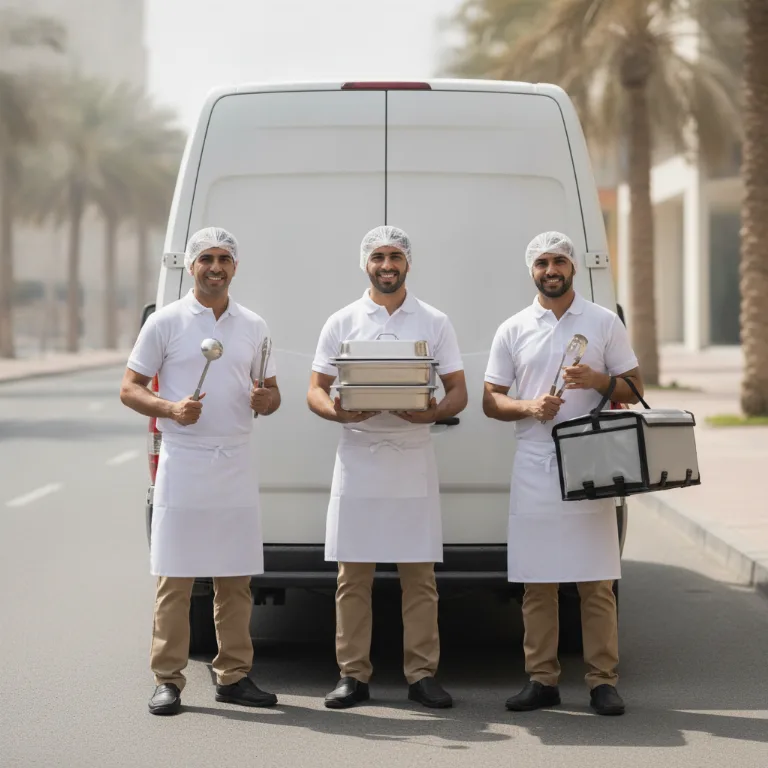 Catering team in Al Shamkhah City